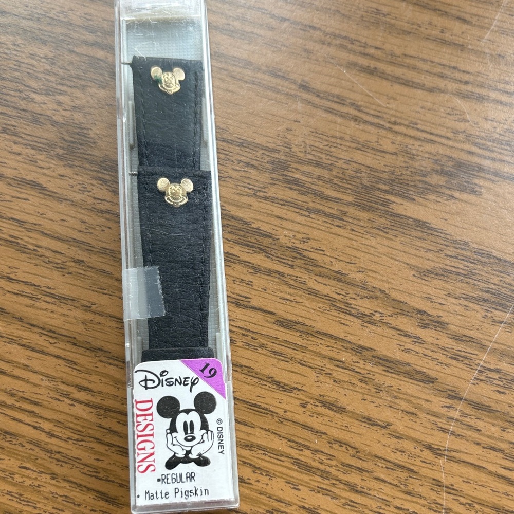 Disney Black and Gold Watch Strap